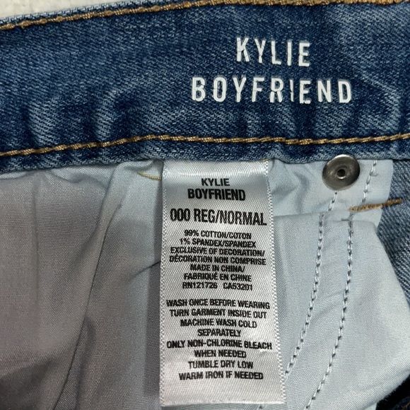 Aeropostale Distressed Boyfriend Jeans Size 000 - Picture 4 of 15